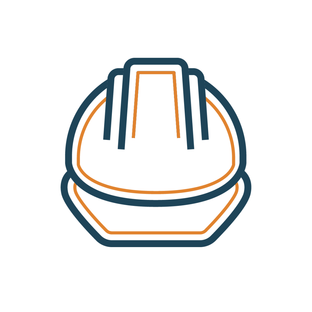 Icône casque de chantier